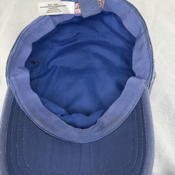 Vintage Juicy Couture Cadet Style Flat Cap Blue 100% Cotton - Picture 11 of 11